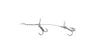 Dviguba sistemėlė, 14,5 cm IRON CLAW RIG SYSTEM DOUBLE